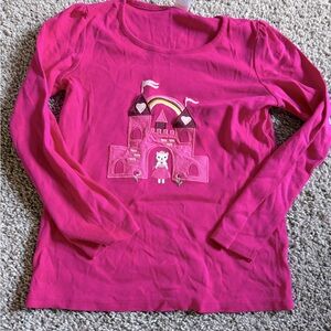 Gymboree size 10 Royal princess embroidered long sleeve tee